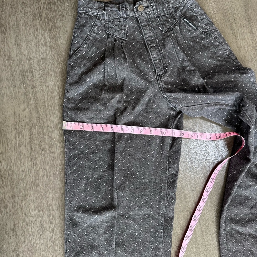 Vintage Rockies Denim Grey Black Patterned Jeans 28 - Picture 12 of 13